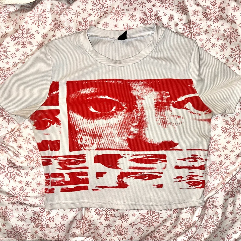 No longer wear anymore. Shein shirt, large size.